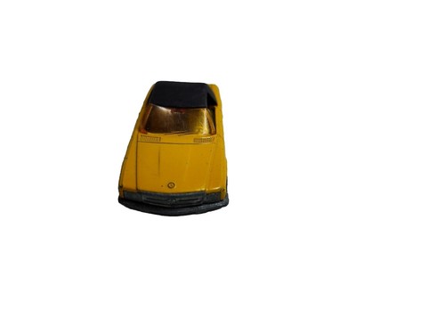 Yellow vintage mercedes toy - mercedes,