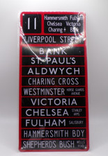 LONDON BUS DESTINATION SIGN MINT STILL SEALED.