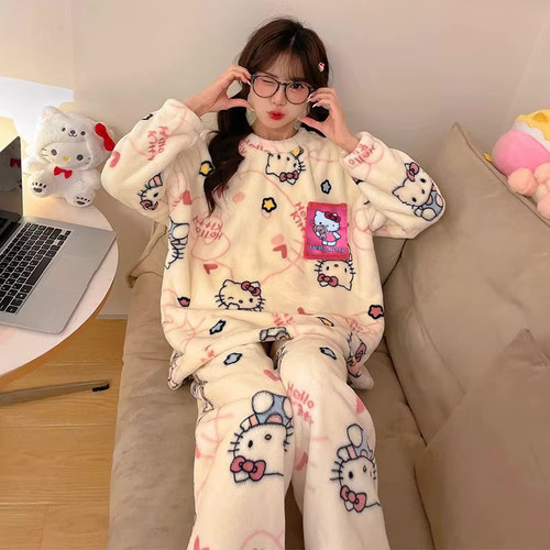 Hello kitty coral - hello, fleece