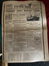 1939 Bristol Evening Post