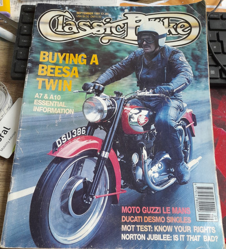 Vintage classic bike magazine - bike,