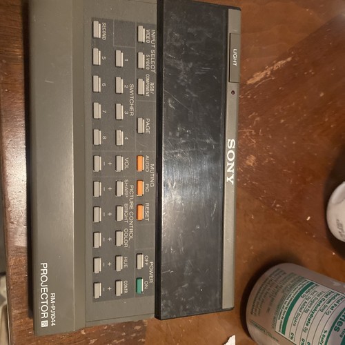 Sony remote control pj1044 - sony, rm-pj1044