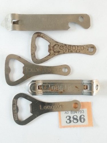Five vintage steel bottle - five,