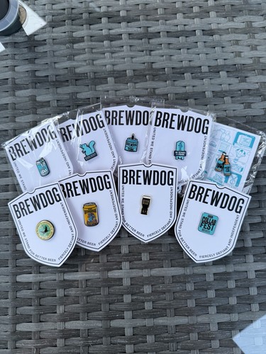 Brewdog enamel beer pin - enamel,