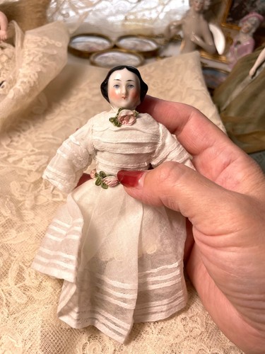 Antique head doll bisque - head,