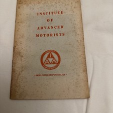 1959 Booklet - INSTITUTE OF ADVANCED MOTORISTS 