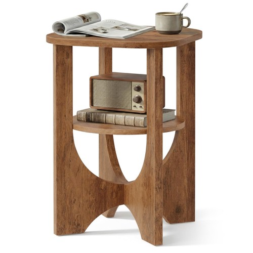 Vasagle side table tier - side, 2