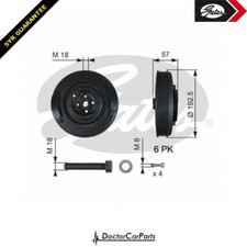 Crank Shaft Belt Pulley FOR VW