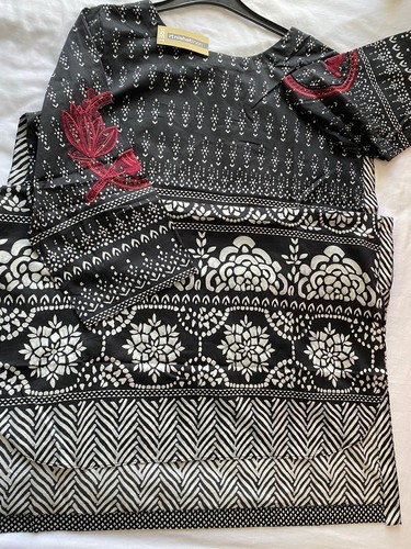 Nishat linen kurta - kurta, embroidered