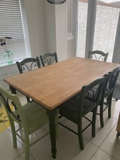 Hardwood Dining Table & 6 Chairs