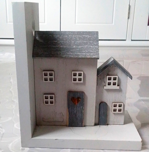 Wooden painted house design - painted,
