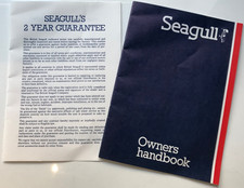 British Seagull Owners Handbook Original Forty Featherweight Plus Silver Century