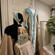 3pc Blue Gold Renaissance