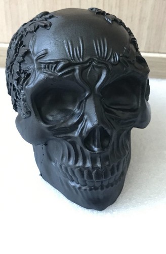 Skull ornament black - ornament,