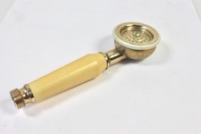 1950s Cream Bakelite Shower Head Vintage Bathroom TV Prop Steampunk Set Decor