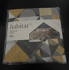 Habitat Mustard Geo Size King