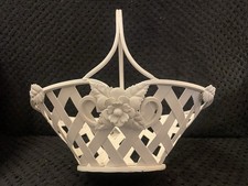 Vintage Ornate White Metal