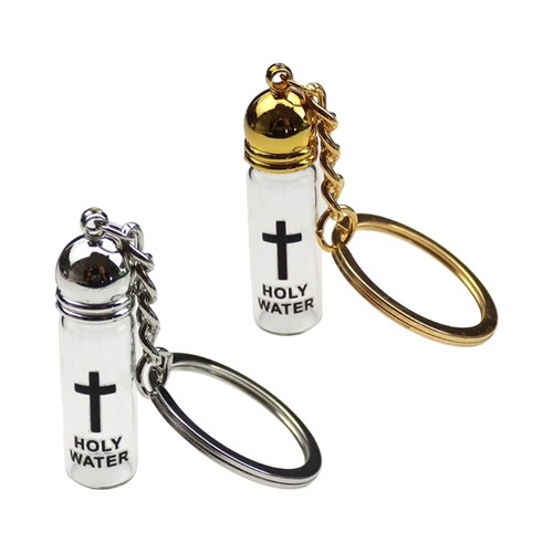 Holy water keychains clear - 6,
