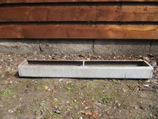 Galvanised Food or Water Poultry Trough 36 "Long