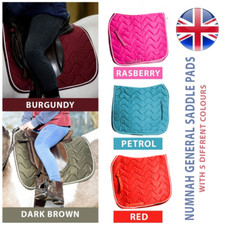 Saddle Numnah General Pads Cloth Wave Design Quilting Full/Cob/Pony