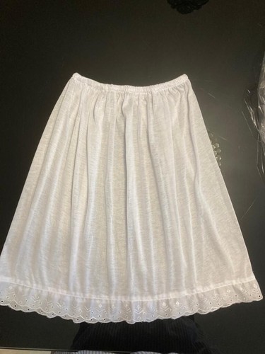 White cotton mix half - white,