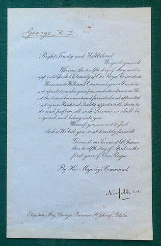 Antique royal coronation - antique,