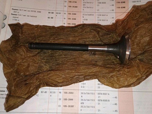 Engine exhaust valve ford - exhaust,