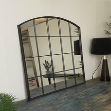 Large Arch Mirror Window Style