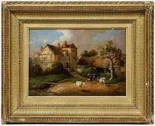 Framed Late 19th Century Oil -