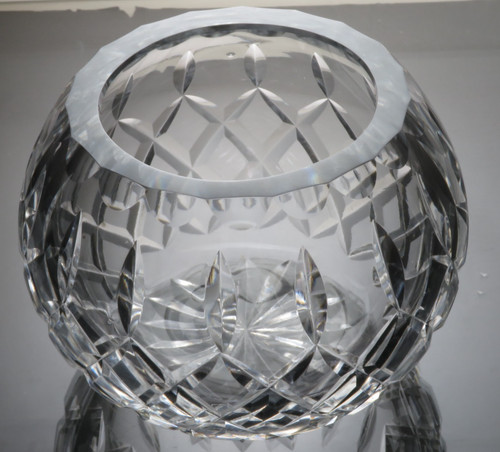 Heavy hand cut - crystal, rose