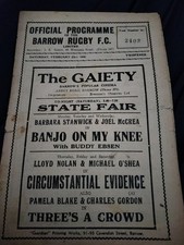 VINTAGE BARROW V DEWSBURY