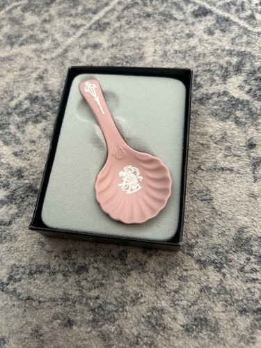 Pink wedgwood sugar spoon - wedgwood,