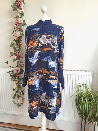 Stunning biba blue crane - stunning,