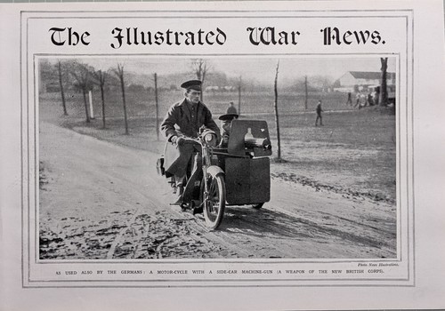 1914 wwi ww1 print motor - wwi,