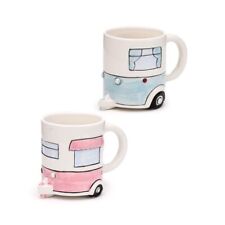 HOME IS WHERE YOU PARK IT NOVELTY  3D CARAVAN COFFEE MUG CUP NEW IN GIFT BOX PUK