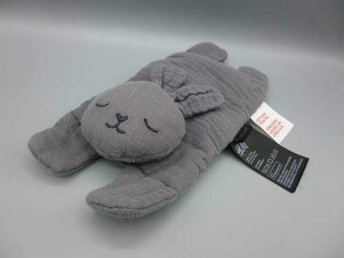 Sleeping dark grey bunny - sleeping,