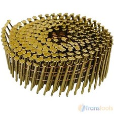 Coiled Nails 32mm Galvanised Ring Flat 16 Degree 16,000 Box