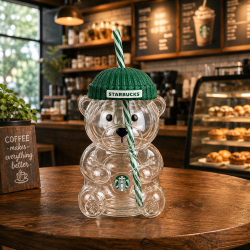 Starbucks bear cup reusable - bear,