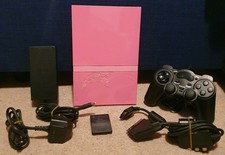 Playstation 2 PS2 Slim Pink Console Setup Complete Games Tested Working
