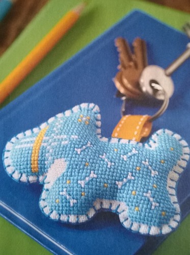 Scottie dog keyring cross - dog,