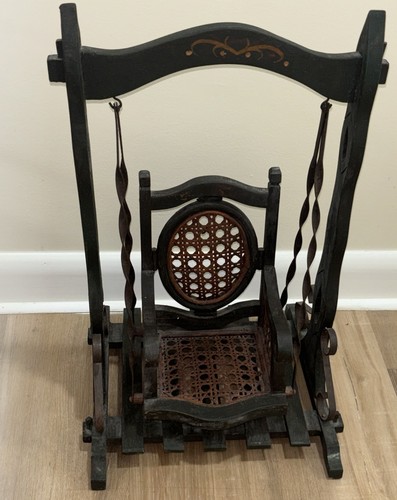 Antique toy rocking swing - toy,