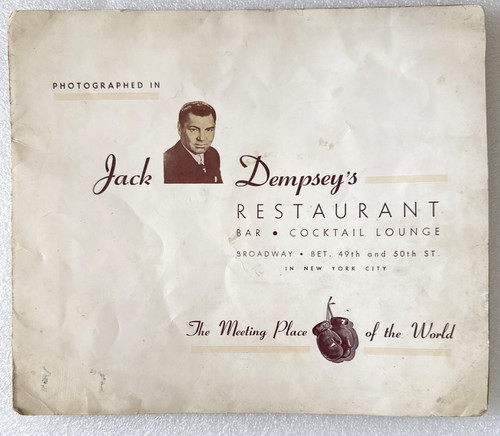 Jack dempsey autographed photo - jack,