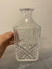 Cristal D’Arques Glass Chivas Regal Scotch Whiskey Liquor square Decanter