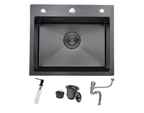 Wudlep black kitchen sink 45 - wudlep,