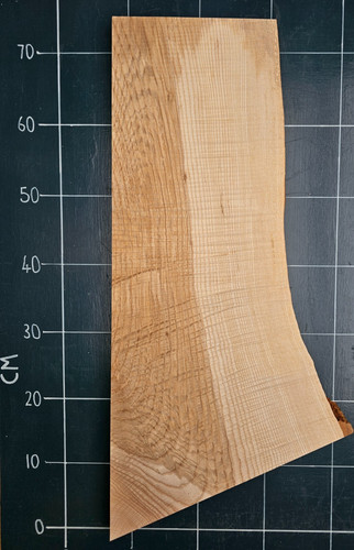 Kiln dried planed ash slab - kiln,