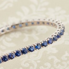 Sapphire Tennis Bracelet 18ct