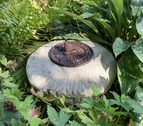 Garden cast iron bird - iron,