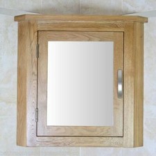 Oak Wall Mounted Mirrored