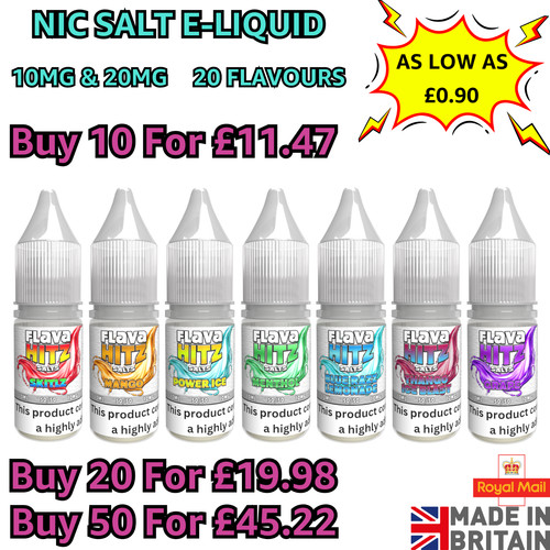 10ml liquid nic salts flava - 10ml,