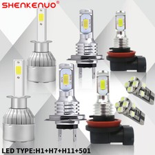 For Peugeot Ford Renault H1 H7 Headlight Xenon White Led Fog 501 Side Light Bulb